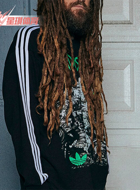 Adidas/阿迪达斯正品LONGLSEEVE KORN三叶草男士T恤IW7523