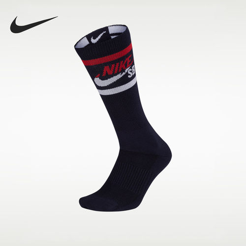 Nike耐克正品SB Graphic Crew男全掌缓震中筒运动袜SX6217-451