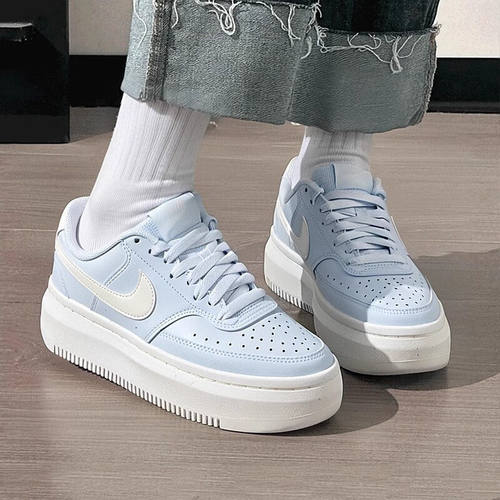 Nike/耐克正品Court Vision Alta女士厚底轻便板鞋DZ5394-400