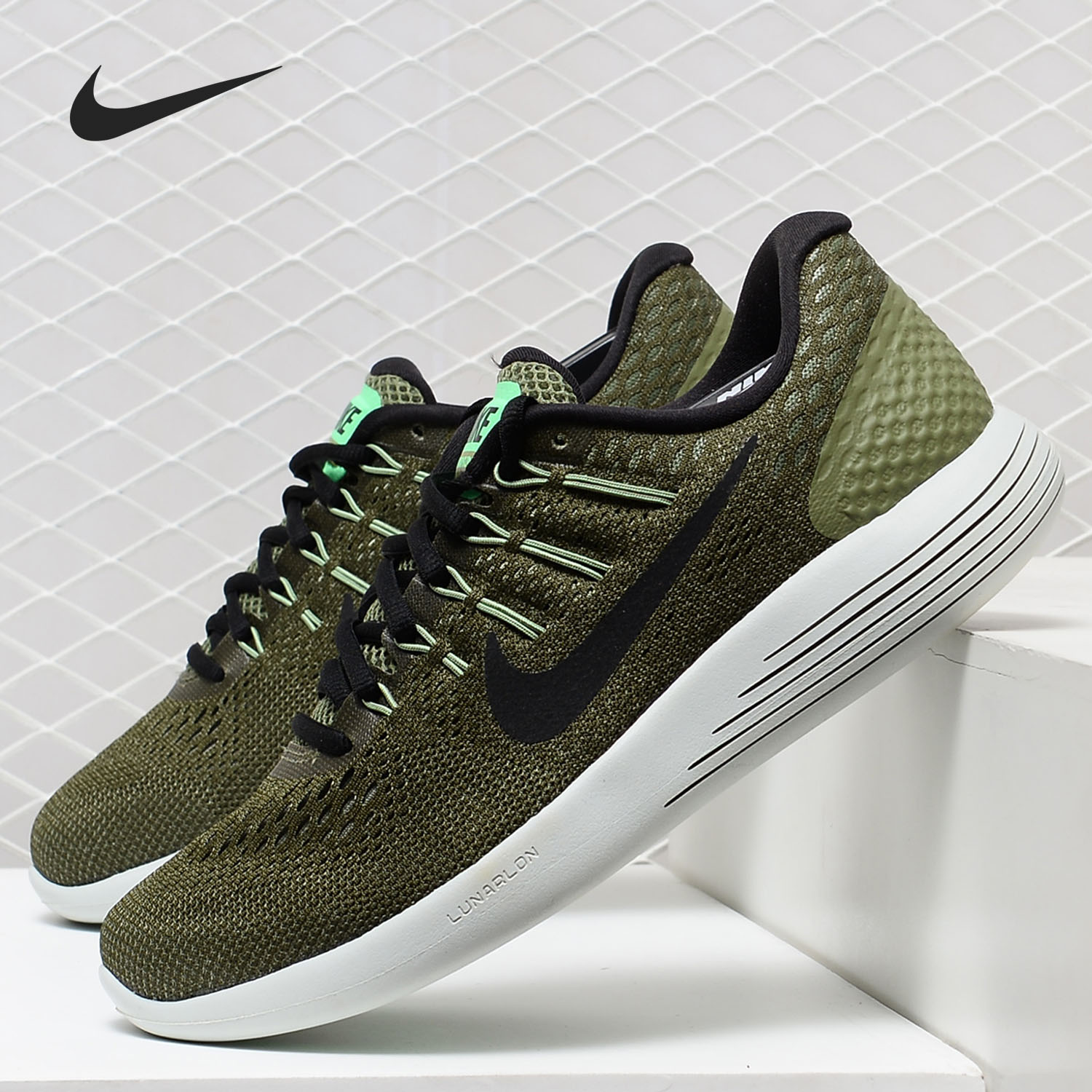 Nike/耐克正品 LUNARGLIDE 8登月系列缓震透气男休闲跑步鞋843725