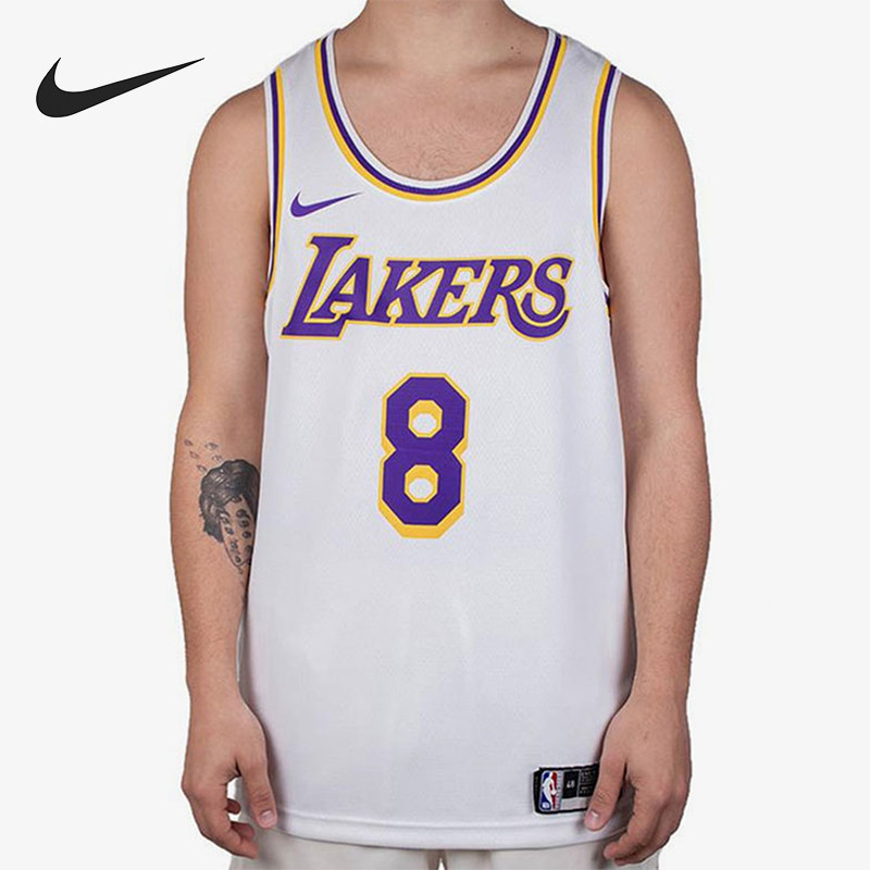 Nike/耐克正品湖人队球迷版男士透气篮球运动背心CI9503-100
