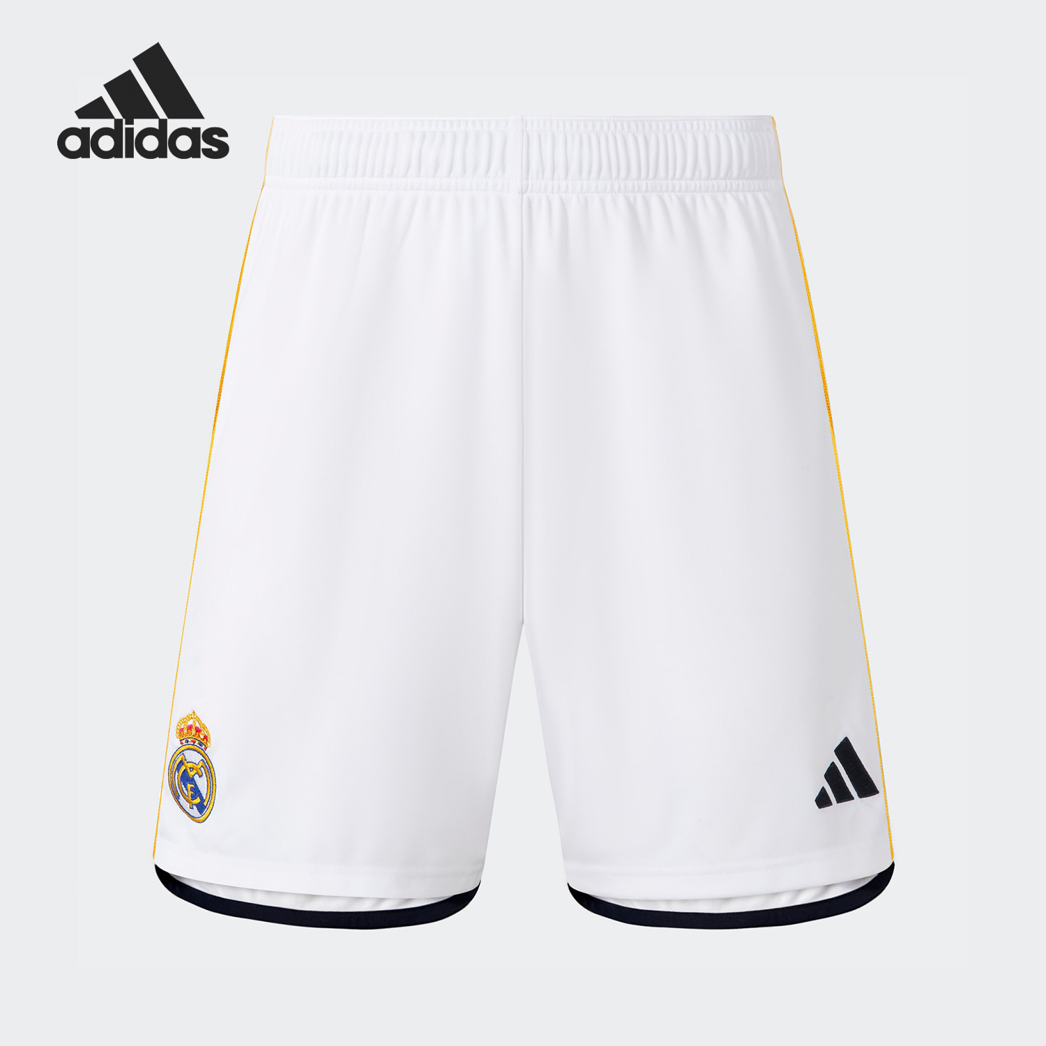 Adidas/阿迪达斯正品皇马球迷版主场足球男子运动短裤HR3793