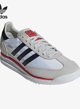 Adidas/阿迪达斯正品SL72男低帮网面拼接麂皮运动鞋JS0746