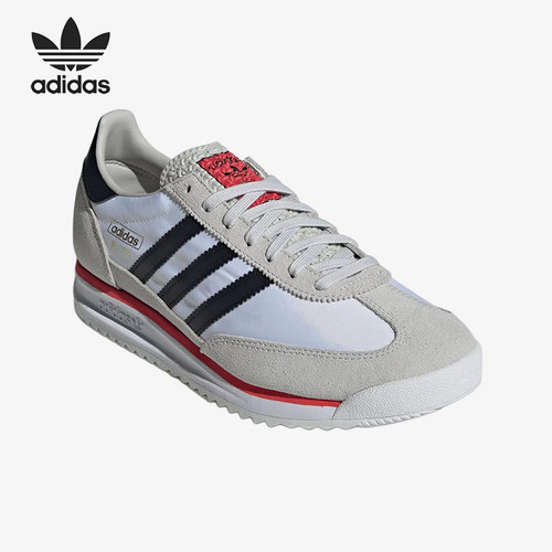 Adidas/阿迪达斯正品SL72男低帮网面拼接麂皮运动鞋JS0746