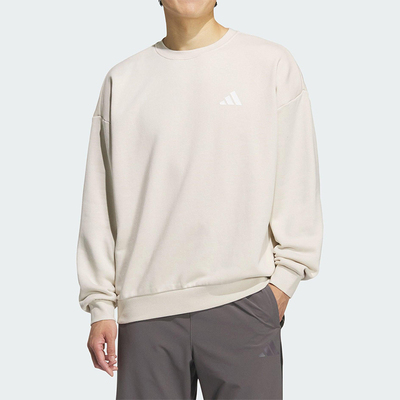 Adidas/阿迪达斯正品V GFX CREW 2男女宽松圆领针织卫衣KF5193