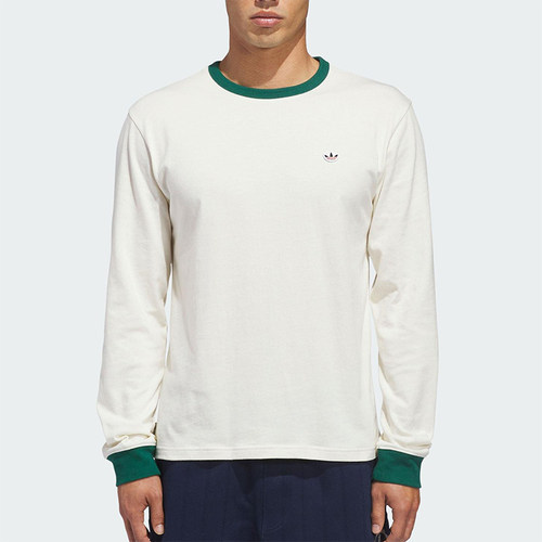 Adidas/阿迪达斯三叶草男女休闲圆领套头运动长袖T恤上衣JM7456