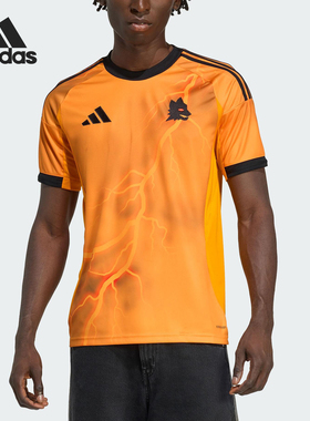 Adidas/阿迪达斯正品2025秋季款男士训练运动足球圆领短袖JJ4187