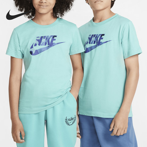 Nike/耐克正品Sportswear大童针织运动户外短袖FZ5172-300