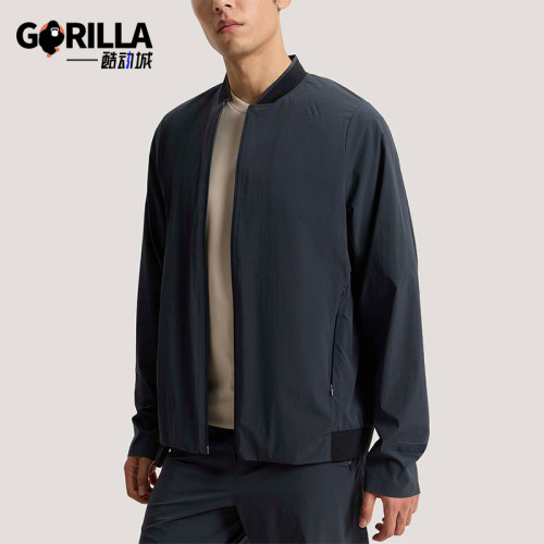 Adidas/阿迪达斯正品春秋男士透气凉感运动复古简约夹克KE4039