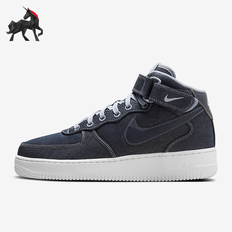 Nike/耐克正品Air Force 1女士运动魔术贴复古透气板鞋DD9625-400