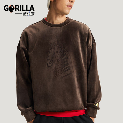 Adidas/阿迪达斯正品NYR GFX SWT男士亲肤潮流加绒休闲卫衣KE4067