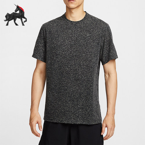 Nike/耐克正品Dri-FIT男士训练运动健身针织透气短袖HV0436-010