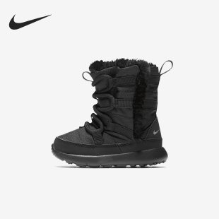 One Nike 耐克正品 Roshe 001 Hi婴童绑带保暖雪地靴807760