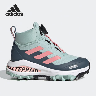 大童反光缓震户外运动雪地靴 BOA FV3478 FORTARUN 阿迪达斯正品