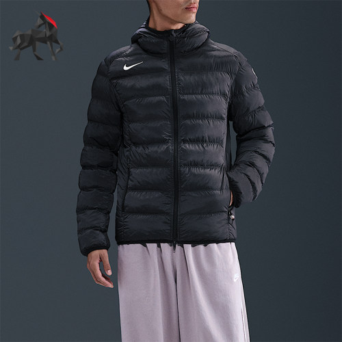 Nike/耐克正品Total90新款男黑米白色休闲经典夹克外套HV3508-010