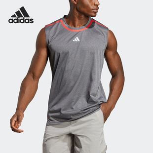 新款 Adidas 阿迪达斯官方正品 夏季 男子训练运动健身背心IB9057