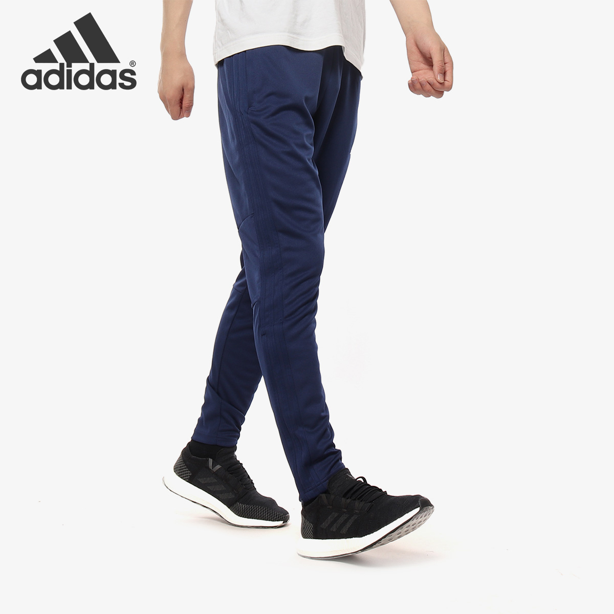 阿迪达斯运动休闲针织长裤