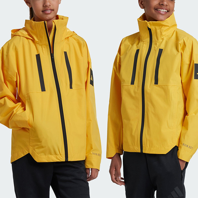 Adidas/阿迪达斯正品2024年秋季大童梭织户外冲锋衣IX3591