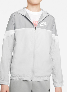 Nike/耐克正品WOVEN JACKET大童休闲运动连帽夹克外套DD8701-025