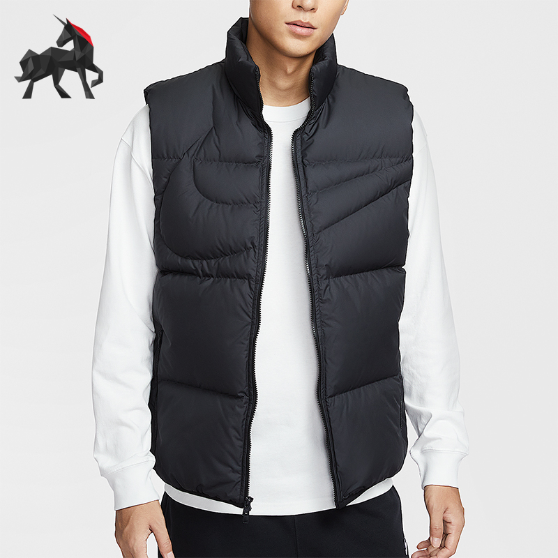 Nike/耐克正品Sportswear男士休闲保暖立领羽绒马甲IH2369-010