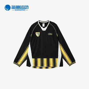 FUTURE男女條紋廓形刺繡V領長袖 訓練運動球衣 彪馬正品 Puma