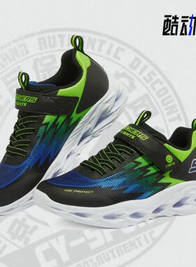 Skechers/斯凯奇正品夏季新款男大童休闲透气运动鞋400600L