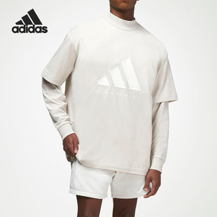 针织休闲短袖 Adidas IJ9999 男女简约宽松经典 款 阿迪达斯正品 夏季