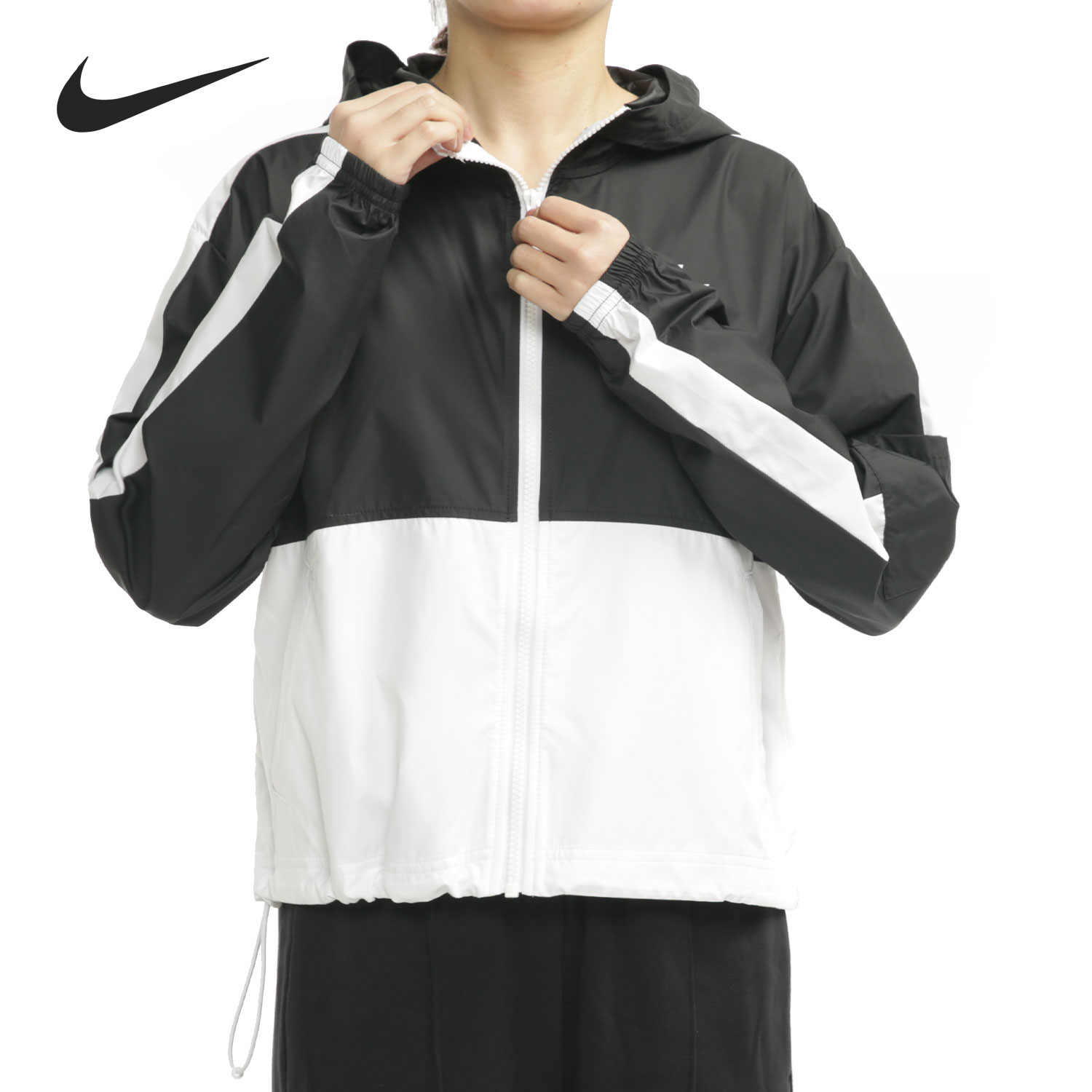 耐克女子梭织连帽夹克外套