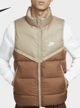 Nike/耐克正品秋冬男士运动保暖拼接户外羽绒马甲FB8184-248