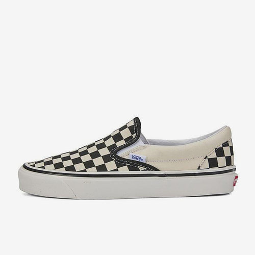 VANS范斯正品Slip on 98安纳海姆棋盘格一脚蹬男女帆布鞋VN0A3JEX