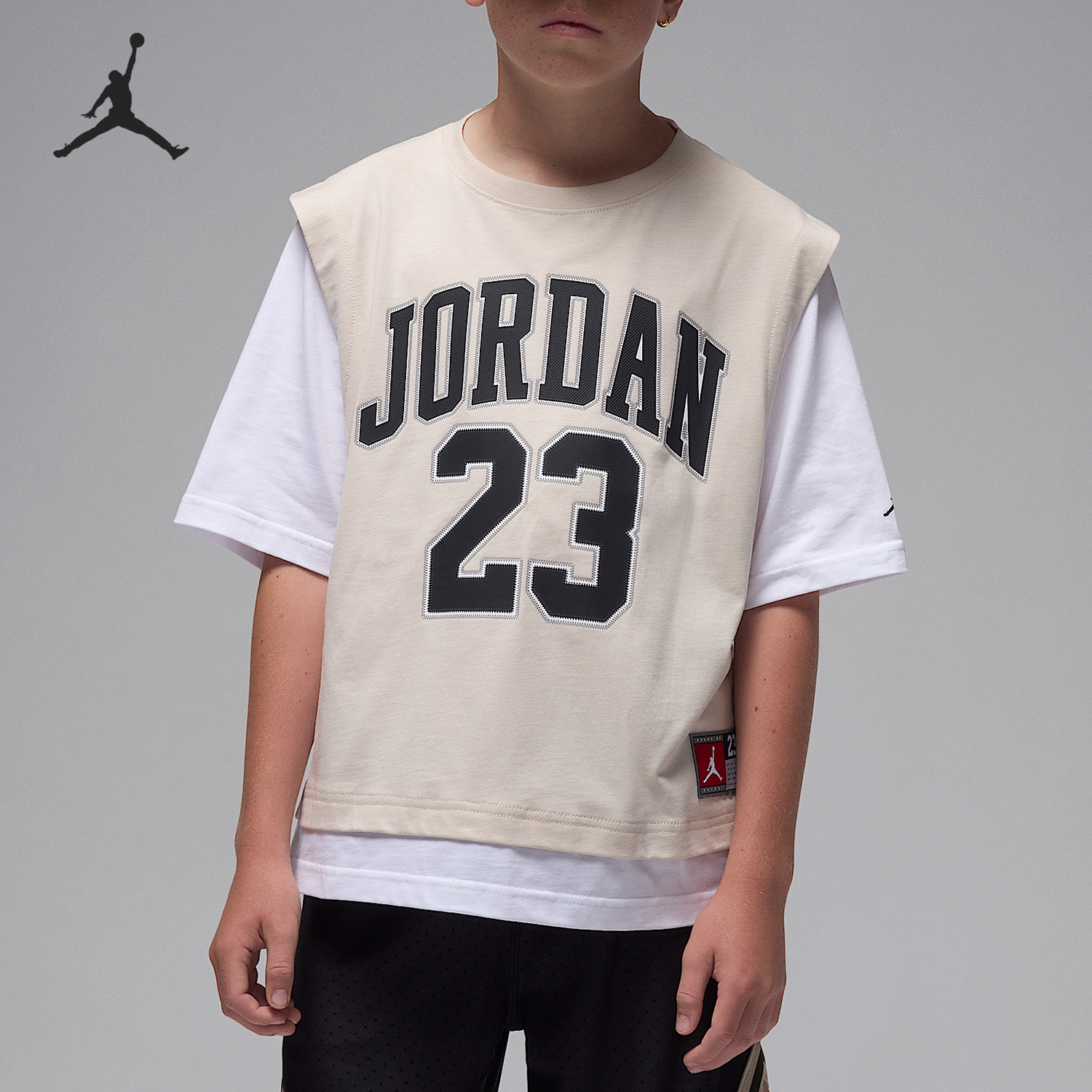 Nike/耐克正品JORDAN大童时尚户外耐穿运动短袖IQ5330-104