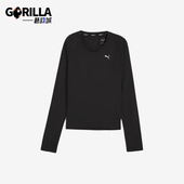彪马正品 Long Sleeve女士透气运动休闲针织长袖 Puma 524962