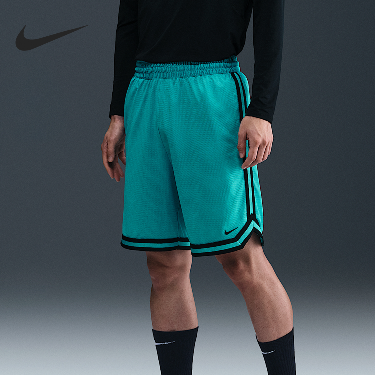 耐克男士篮球运动针织透气短裤