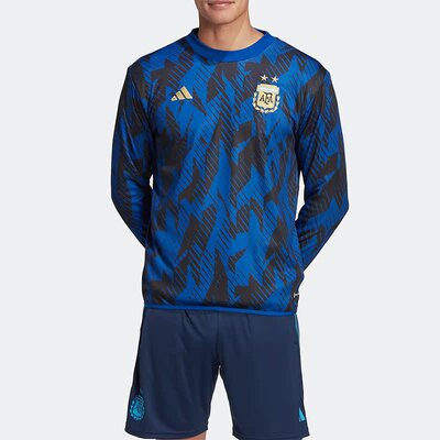 阿迪达斯男士保暖足球运动卫衣