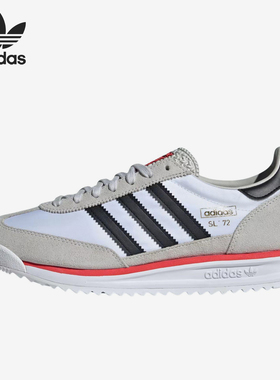 Adidas/阿迪达斯正品SL72男低帮网面拼接麂皮运动鞋JS0746