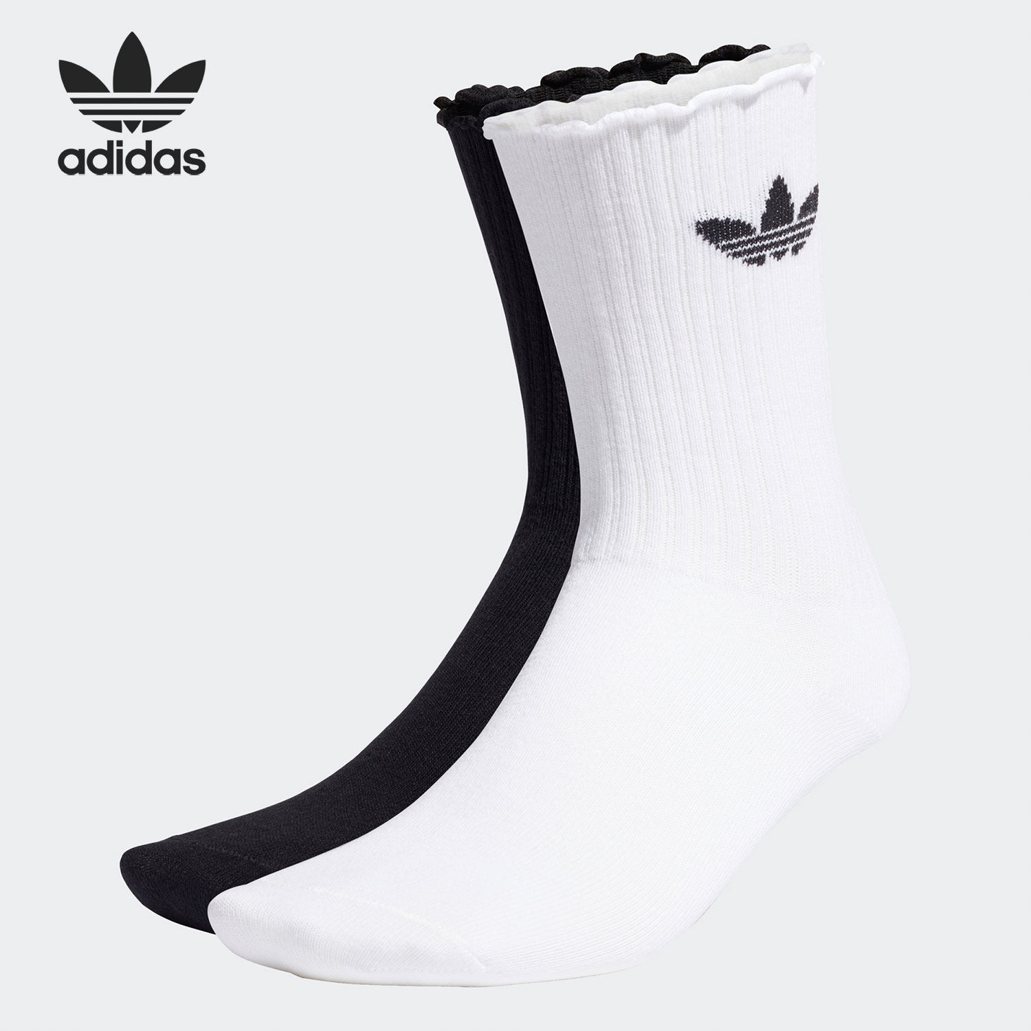 Adidas/阿迪达斯正品三叶草新款男女运动休闲透气袜子H32403