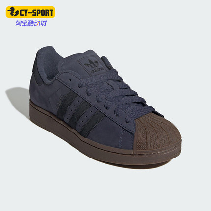 Adidas/阿迪达斯正品三叶草男女系带贝壳头耐磨低帮板鞋JQ3226