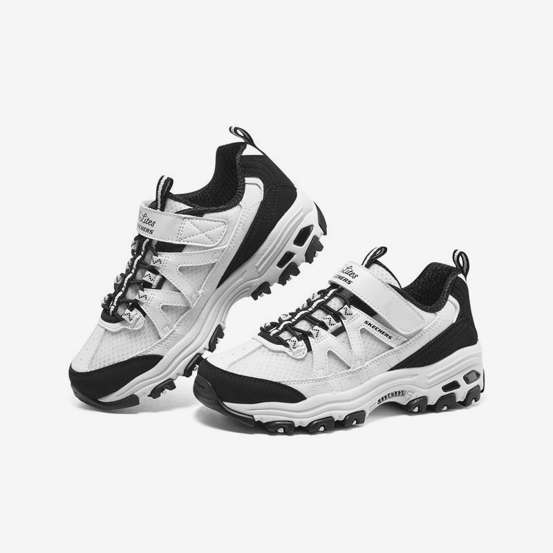 Skechers/斯凯奇正品春夏新款网面透气大童魔术贴运动休闲鞋
