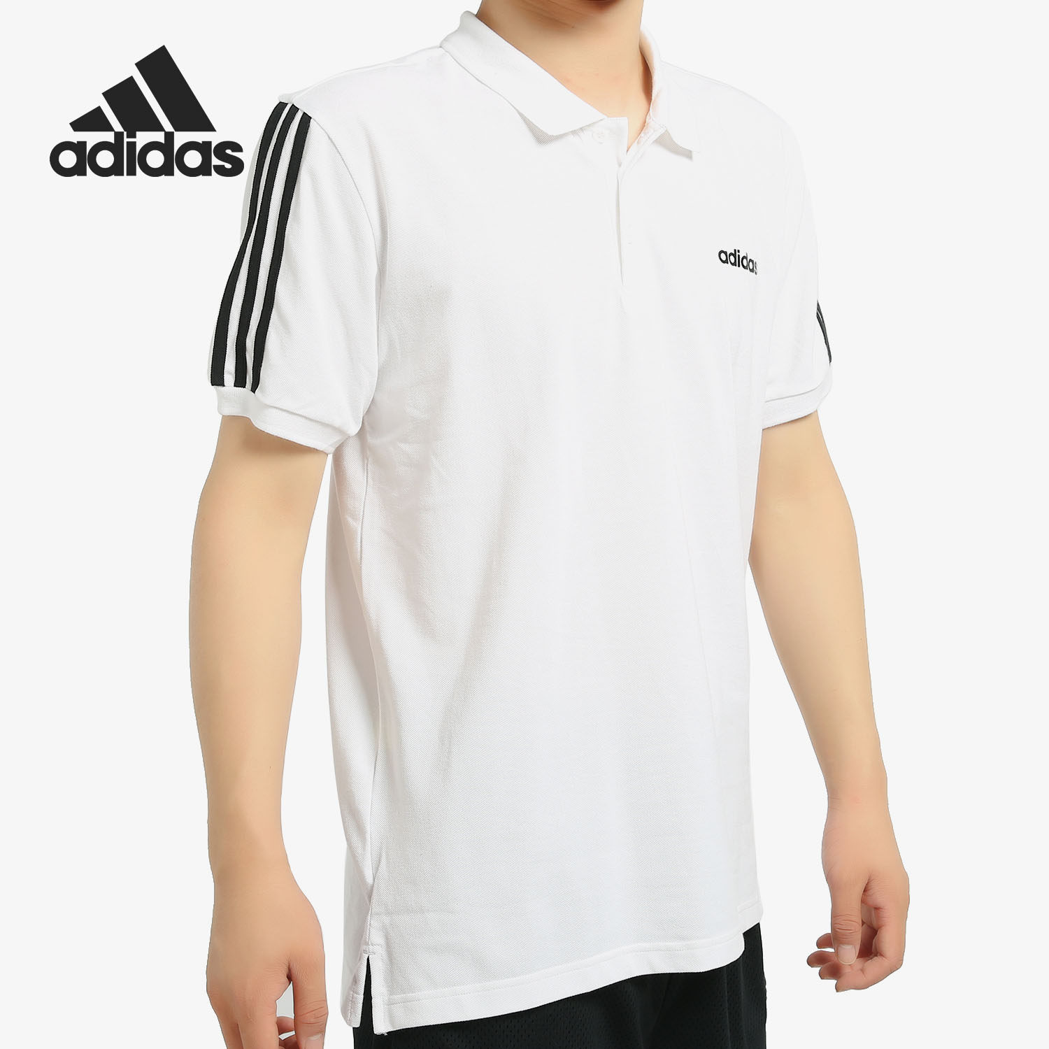 Adidas/阿迪达斯正品当季男子休闲T恤透气翻领POLO衫EJ0926,运动服/休闲服装,运动POLO衫,淘宝优惠券,粉丝福利购,淘宝优惠卷