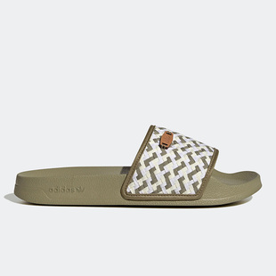 拖鞋 Adidas LITE女子舒适凉鞋 三叶草ADILETTE FZ5592 阿迪达斯正品