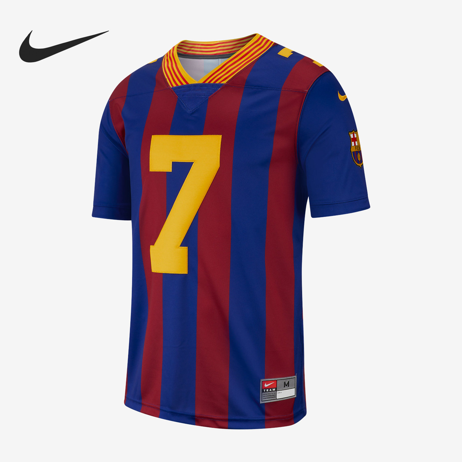Nike/耐克官方正品巴塞罗那俱乐部男子足球运动球衣AV8374-456