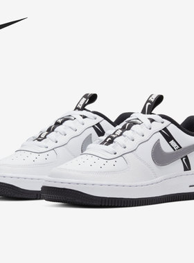 Nike/耐克官方正品Air Force 1 LV8 AF1女子GS大童板鞋CT4683-100