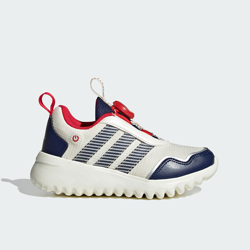 阿迪达斯小童旋转按钮运动跑步鞋