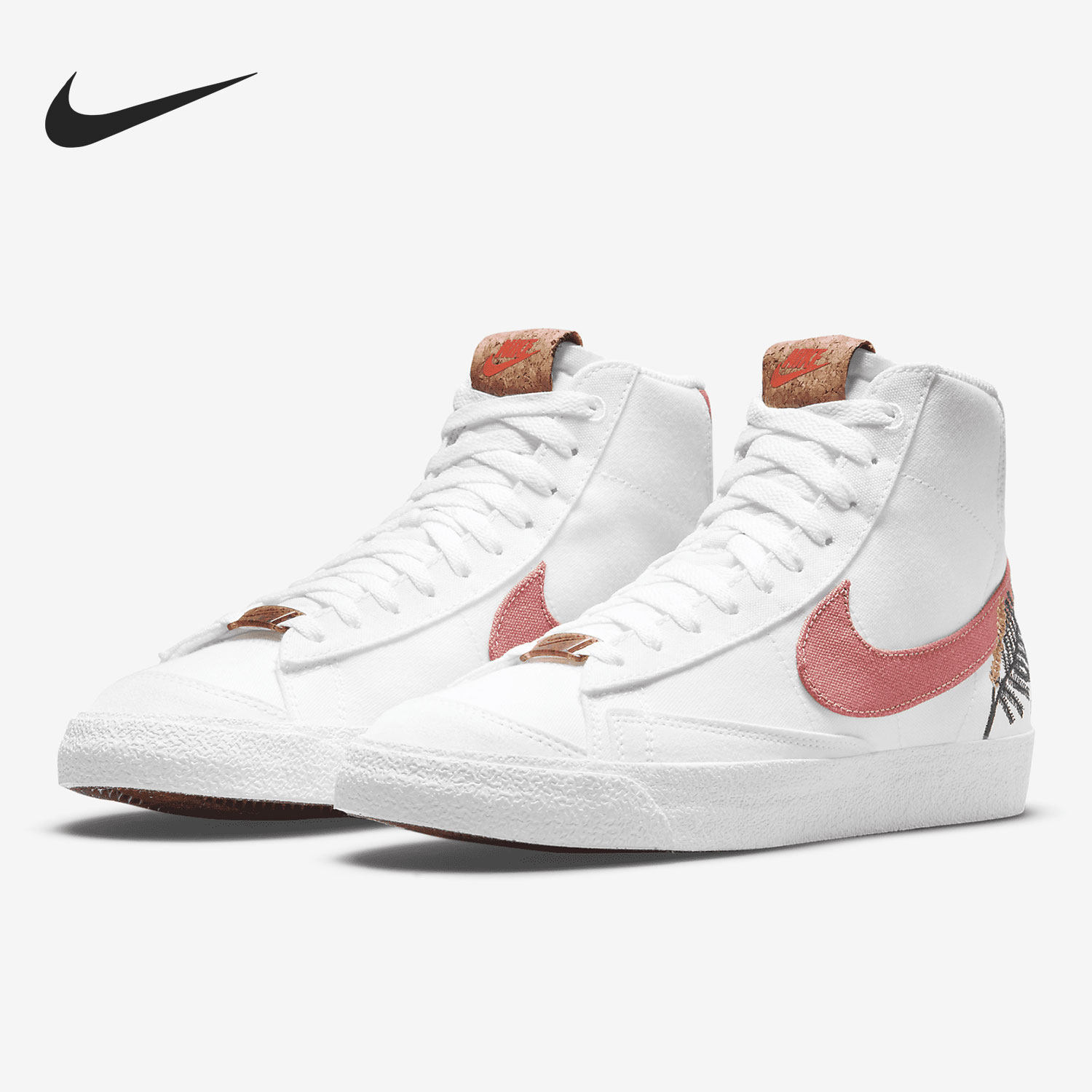 Nike/耐克正品当季新款高帮女子帆布板鞋运动休闲鞋 DC9265-101