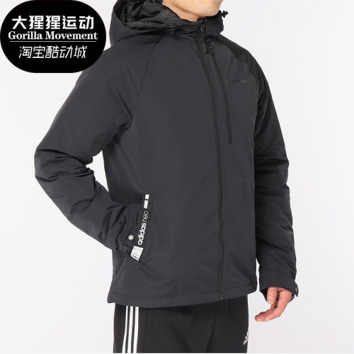 阿迪达斯NEO男子保暖运动棉服