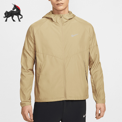 Nike/耐克正品2025新款男士透气梭织连帽经典夹克外套DD4747-297