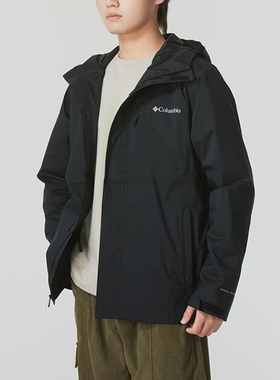 Columbia/哥伦比亚正品运动新款男士休闲连帽防水冲锋衣XE3772010