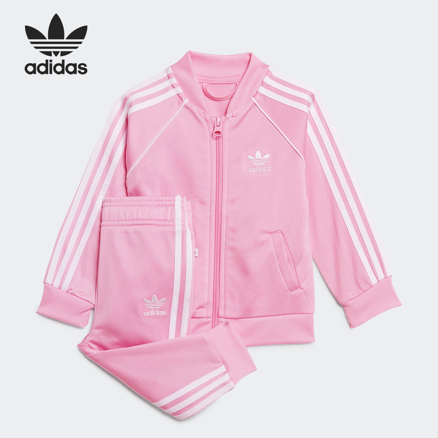 Adidas/阿迪达斯正品三叶草春季新款婴童运动训练套装HE4742,童装/婴儿装/亲子装,套装,淘宝优惠券,粉丝福利购,淘宝优惠卷