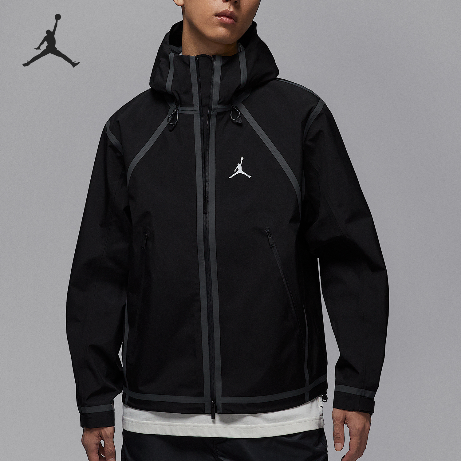 耐克男士连帽印花运动耐穿外套