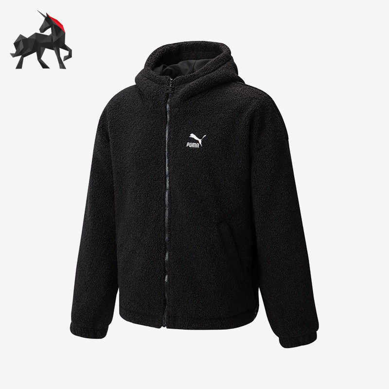 Puma/彪马正品时尚情侣款仿羊羔绒保暖拉链外套539568-01,运动服/休闲服装,运动茄克/外套,淘宝优惠券,粉丝福利购,淘宝优惠卷